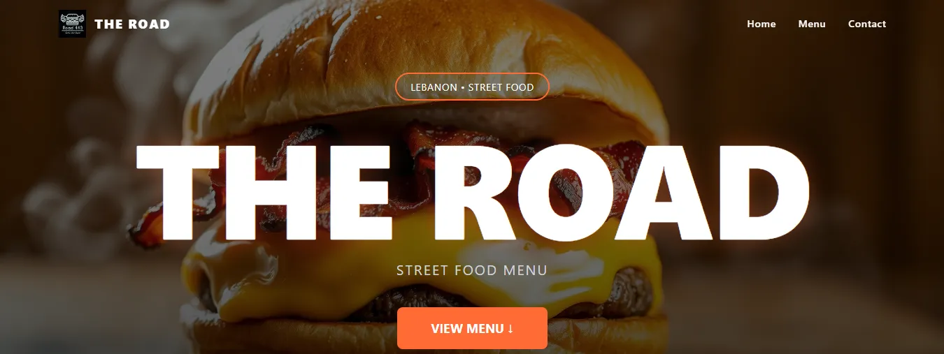 Road443 — Restaurant website